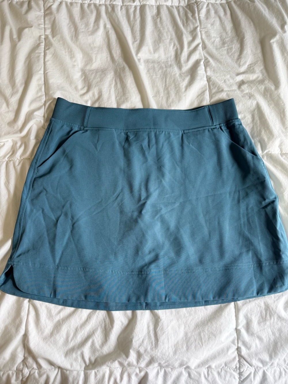 32 Degrees Teal Blue Skater Skort with Pockets
